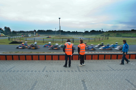 Cadett Junior klassen ude på opvarmningsomgangen.
(Foto: Kristoffer Klok)